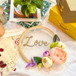 Love - Floral Hoop