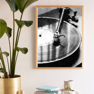 Digital Watercolour Artwork - Classic Records