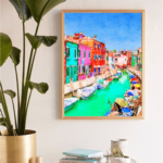 Digital Watercolour Artwork - Venice Streets