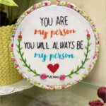 My Person Embroidery Hoop