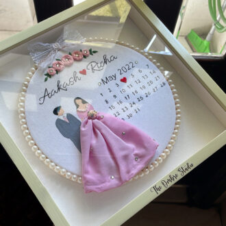 Front 3d Bouquet Wedding Calender