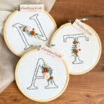 Initial Embroidery Hoop