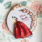 Side Roses Wedding Couple