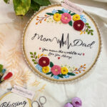 Diagonal Wreath Hoop