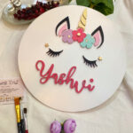 Unicorn Theme Name Sign