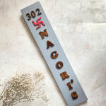 Vertical Long Name Plate