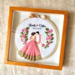 Wedding Embroidery both side flowers