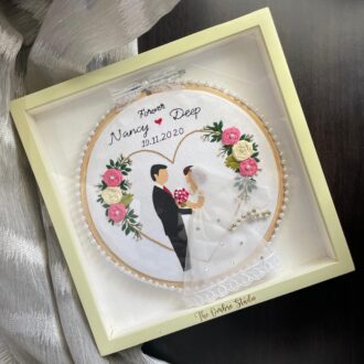 Heart Couple Embroidery -2
