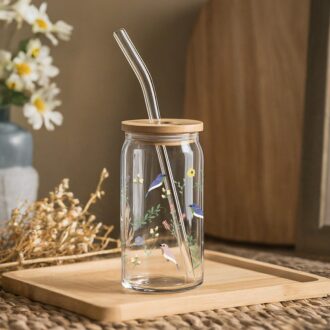 Glass Tumbler (Birds)