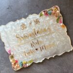 3D Flowers name plate 1