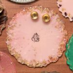Pink Ombre Pooja Thali