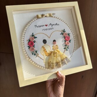 Heart Couple Embroidery -2
