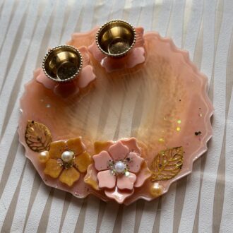 3D Floral Bloom Pooja Thali