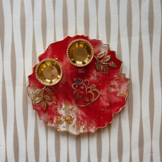 Laal Aura Pooja Thali