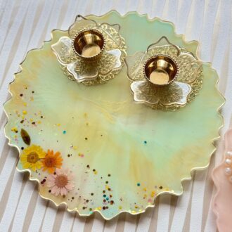 Aqua Bloom Pooja Thali