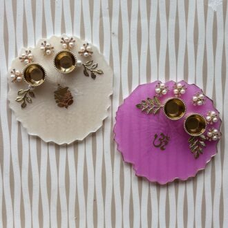 Glitter Bomb Pooja Thali