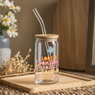Glass Tumbler (Positivity)