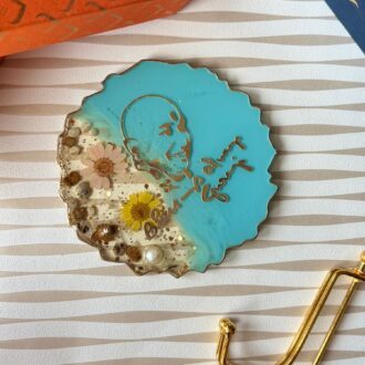 The Blue Shloka Mantra Frame