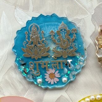 Blue Sparkles Mantra Frame