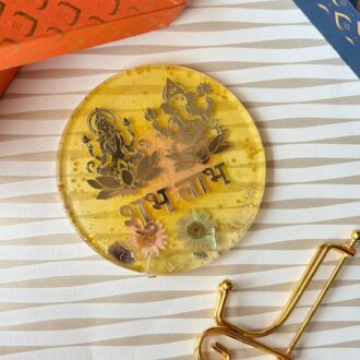 Yellow and pink Mantra Frame