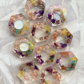 Floral Galore tealight holders
