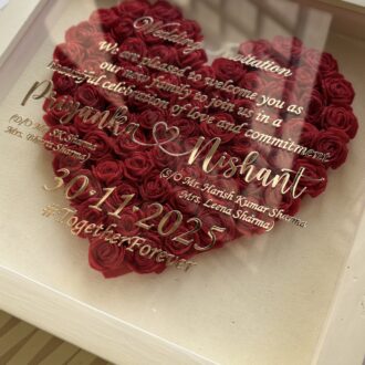 Wedding invite Rose Frame