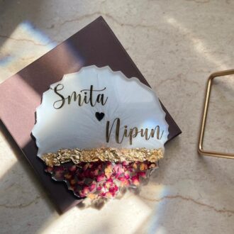 Roses and Love Resin Frame