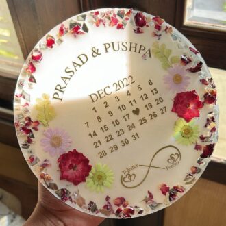 Calendar Grandeur Resin Frame