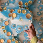 Blue Divine Pooja Thali