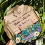 Cream and Teal Majestic Platter