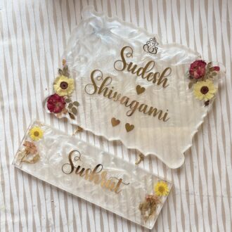 Two Layer Resin Name Plate