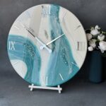 Teal Serenity Wall Clock