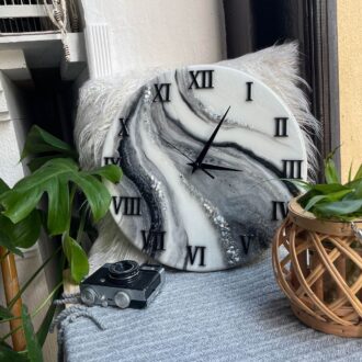 Eclipse Black Wall Clock