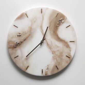 Nordic Beige Wall Clock