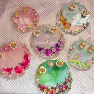 Soft Flora Pooja Thali
