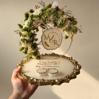 Green Fauna 3D Ring Platter