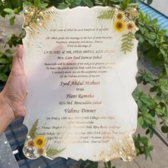 Garden Glow Wedding Invite